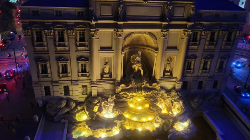 Der römische Trevi-Brunnen im MiWuLa